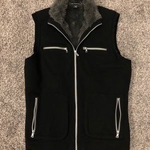 Men’s black fashion vest